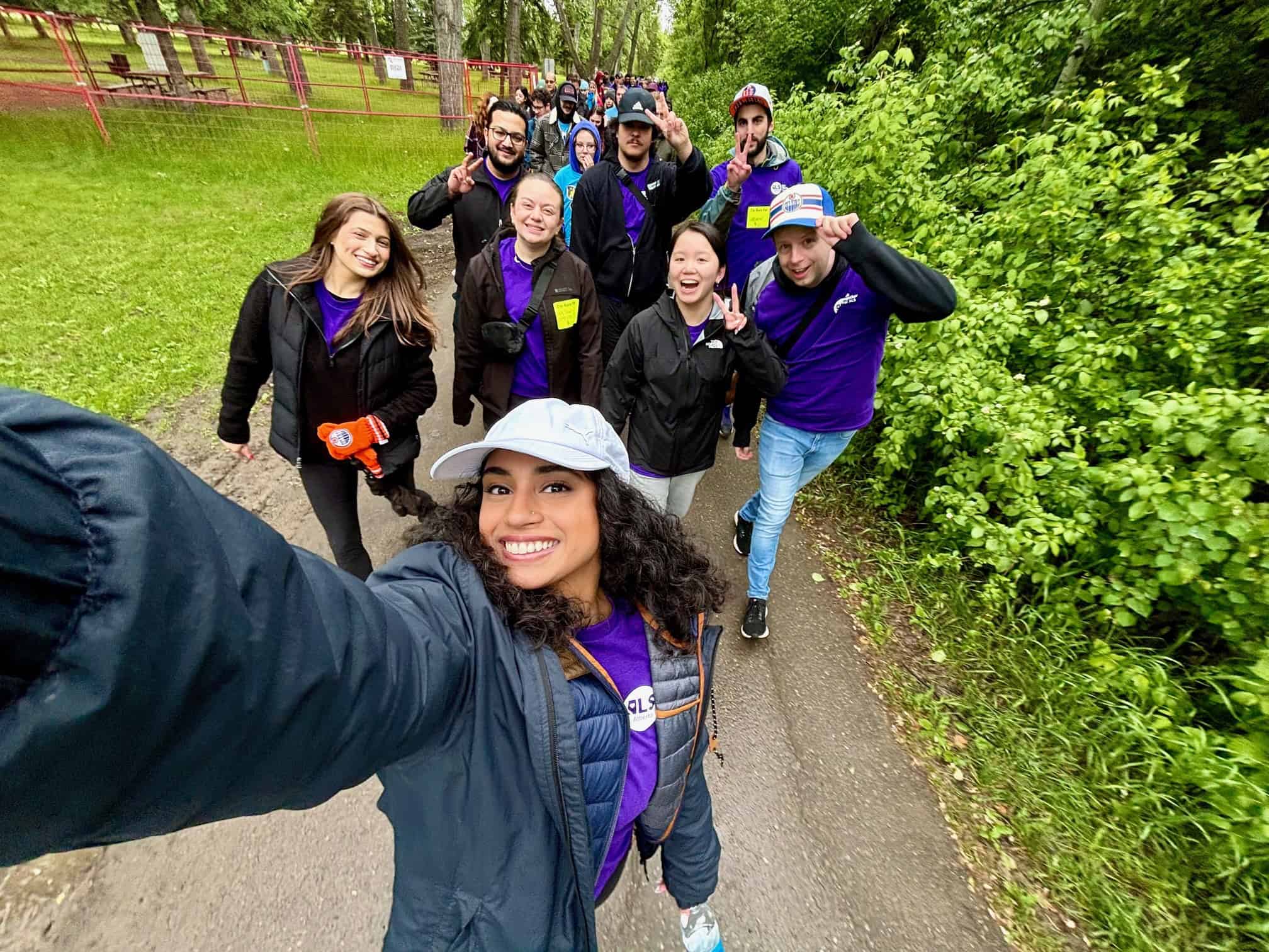 ALS Walk Group Photo - Community Investment